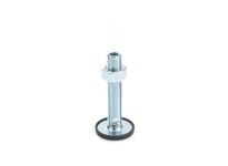 JWWINCO 40-60-5/8X11-100-A1-UK GN40-60-5/8X11-100-A1-UK Leveling Feet, Steel, Thread:5/8-11" Stud:3.94"
