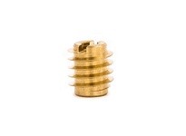 E-Z LOK 400-004 Threaded Insert for Hard Wood - Brass - 4-40 Pack of 25