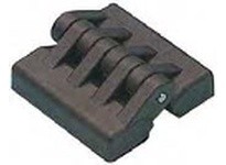 System Plast HNG-40R4C-PAB Type 3 Hinge, Polyamide, 39 mm Width, M5 Thread, Black, Series HNG-40Type 3 Hinge, Polyamide, 39 mm W