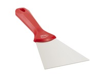 Vikan 40094 Hand Scraper w/ Stainless Steel Blade 4" Red | Durable & Efficient