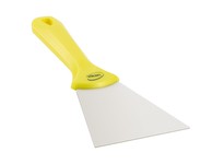 Vikan 40096 Hand Scraper w/ Stainless Steel Blade 4" Yellow