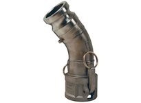 Dixon 400DA-45AL Type DA 45° Elbow Adapter x Coupler