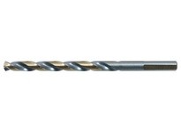 DRILLCO 400F104 1/16 Jobber Drills 3-Flats High Speed Steel Black & Gold 140 degree Point
