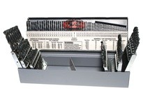 DRILLCO 400HD0115 115PC HD DRILL SET 1/16- 1/2 BY 64ths #1-60 A-Z