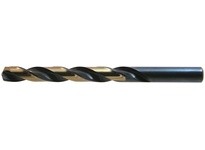 DRILLCO 400N111 11/64 Nitro Heavy Duty Jobber Drills High Speed Steel Black & Gold 135 degree Point