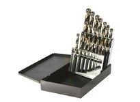 DRILLCO 400N15 15PC Nitro Drill Bit Set 1/16-1/2 by 32nds | Durable Tools