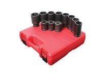 Sunex Tools 4011M 3/4" Dr. Metric Truck Service Impact Socket Set