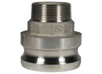 Dixon 4030-F-SS Cam & Groove Type F Jump Size Adapter x Male NPT