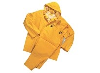 4035/XXL West Chester 35mm 3pc. PVC/Poly Rainsuit Cordoroy Collar Yellow