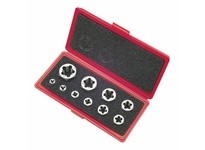 Greenfield 403520 490 10PC 1/4"-1" NC CRBN HEX DIE SET