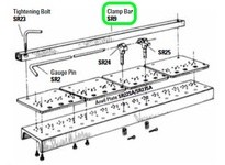 Flexco 40497 SR9-84 CLAMP BAR ASSEMBLY