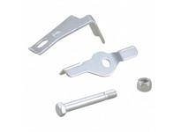 404L14 Caster Brake Kit Steel Left Side For Wheel Dia. 5 in