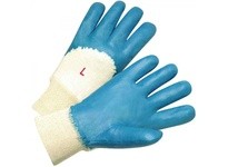 West Chester 4060 Small Jersey Work Gloves - Nitrile Palm Only Coating - 9.25 in Length - Smooth Finish - 4060/S
