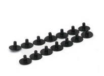 Flexco 40789 Sizes BR10, BR14, BR6 Fastener Accessories | Black Plastic Retainers
