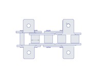 HKK RC040RK1E3 HKK 40R W/K-1 EVERY 3RD 1-1/4" pitch (price per foot, sold in boxes of 10 feet)40R With K-1 Every 3rd Pitch