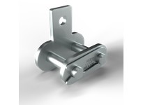 HKK SR040SCLSA1 HKK 40 Stainless Steel (304) SA-1 SP/CL C/L40, Stainless Steel, SA-1 Connecting Link, Spring Clip Type