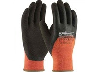 41-1475/M PowerGrab Thermo HV Orange Acrylic Terry Shell 3/4 Dip Latex MF Grip