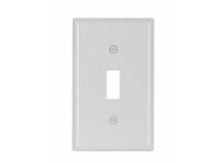 Cooper Eaton 4134W-BOX Wallplate 1G Toggle Thermoset Deep White