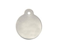 Hanson 41376 ROUND TAG-W/ EAR ALUMINUM 1" DIAMETER 100PK