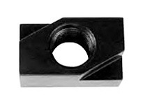 Te-Co 41454 Quarter Turn T-Slot Nuts, 5/8-11 Thread Size, 0.750" Total Height, 1.380" Total Length, 0.688" Total Width, Sintered