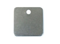 Hanson 41463 SQUARE TAG-STAINLESS STEEL 2" 100PK | YarinInd
