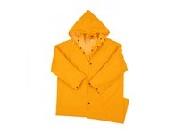 4148/5XL West Chester 35mm PVC/Poly 48" Raincoat Corduroy Collar Yellow WCPG