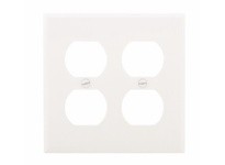 Cooper Eaton 4150W-BOX Wallplate 2G Duplex Receptacle | YarinInd