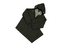 4160BFR/2XL West Chester 35mm Black PVC/Poly 60" FR Rain Coat WCPG