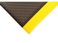 NoTrax 417S0035BY Anti-Fatigue Mat Bubble Sof-Tred, Dyna-Shield, 417 3X5 Black/Yellow