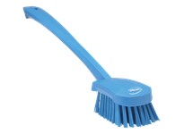 Vikan 41863 Brush Washing Stiff 15.75" PP/PBT Blue | Durable Cleaning Tool