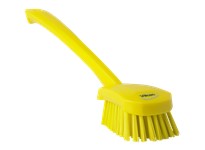 Vikan 41866 Brush Washing Stiff 15.75" PP/PBT Yellow