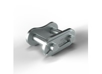 HKK NR041SCL1 41 NP SP/CLIP C/L 1/2" pitch41 Nickel Plated, Connecting Link, Spring Clip Type