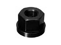 Te-Co 42006 Swivel Flange Nuts, 3/4-10 Thread Size, 1.625" Diameter, 1.625" Outside Diameter, Black Oxide Finish, 0.281" Flange 