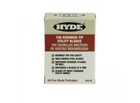 Hyde Tools 42118 Rounded Tip Utility Knife Blades (100)