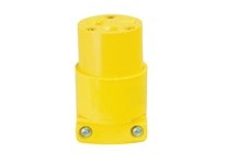 CPR-WDK 4229-SP Conn 20A 250V 2P3W Str Vinyl YL | YarinInd