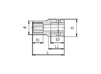 Sunex Tools 422M 3/4" Dr. 22mm Impact Socket | YarinInd