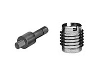 Te-Co 42385 Inserts: Knife Thread Inserts for Wood, 3/8-16 Internal Thread, Drive Tool Item No. 42399, 0.5" Hole Size, 0.6" Majo