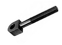 Te-Co 43027 Latch Swing Bolts, 1.750" Thread Length, 1/2-13 Thread Size, 0.5" Inside Diameter, 2A UNC Class, Black Oxide Finish,