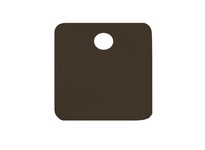 Hanson 43030 SQUARE TAG-ANODIZED ALUMINUM BLACK 2" 5PK