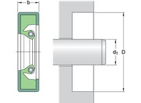 SKFSEAL 430X480X16 HDS2 R NBR Single Lip Flex Design | YarinInd