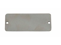 Hanson 43112 RECTANGLE TAG-316 STAINLESS STEEL ROUND CORNER | YarinInd