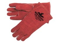 MCR 4320 Russett Select Leather Welder Reinforced Straight Thumb Sewn w/KEVLAR