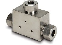 Enerpac 43301 202799 Gauge Tee 3/8" Cone Side/ 1/4" Cone Gauge Port