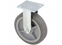 435X92 Standard Plate Caster Rigid Thermoplastic Rubber 600 lb 8 in Wheel Dia