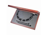 Starrett 436.1MXRLZ-425 Outside Micrometer, Ratchet Thimble, Carbide Anvil-Spindle, 400-425mm Range, 0.01mmOutside Micrometer, R