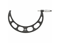 Starrett 436.1XRL-11 Outside Micrometer, Ratchet Thimble, Carbide Anvil-Spindle, 10-11" Range, .001"Outside Micrometer, Ratchet 