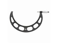 Starrett 436.1XRL-12 Outside Micrometer, Ratchet Thimble, Carbide Anvil-Spindle, 11-12" Range, .001"Outside Micrometer, Ratchet 