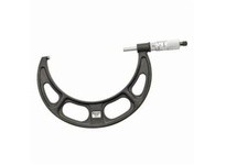 Starrett 436.1XRL-7 Outside Micrometer, Ratchet Thimble, Carbide Anvil-Spindle, 6-7" Range, .001"Outside Micrometer, Ratchet Thi