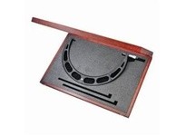 Starrett 436.1XRLZ-20 Outside Micrometer, Ratchet Thimble, Carbide Anvil-Spindle, 19-20" Range, .001"Outside Micrometer, Ratchet
