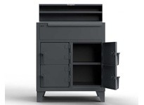 StrongHold 44-SD-4D-TD-280 Industrial Shop Desk with 4 Compartments 48x28x42 1 Shelves